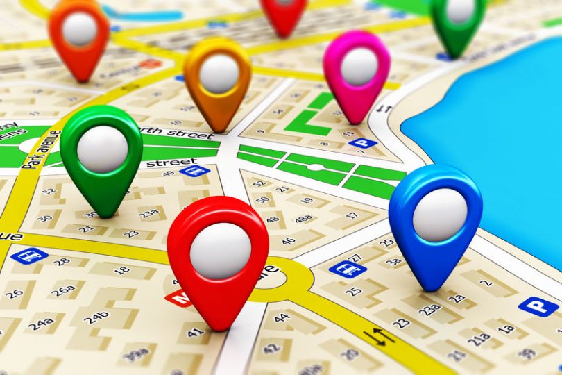 location pointers GPS