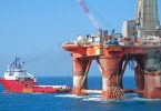 oil rig north sea
