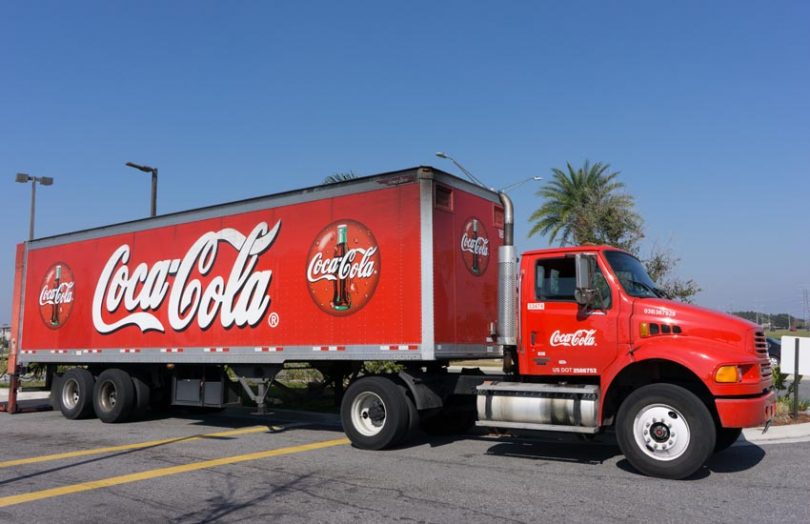 משאית קוקה קולה