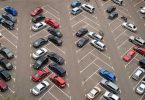 parking lot cars