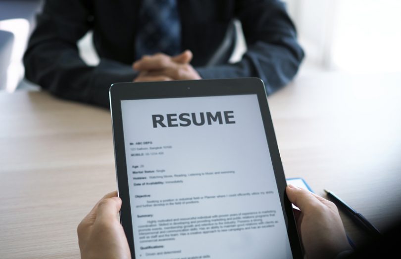 resume human resources
