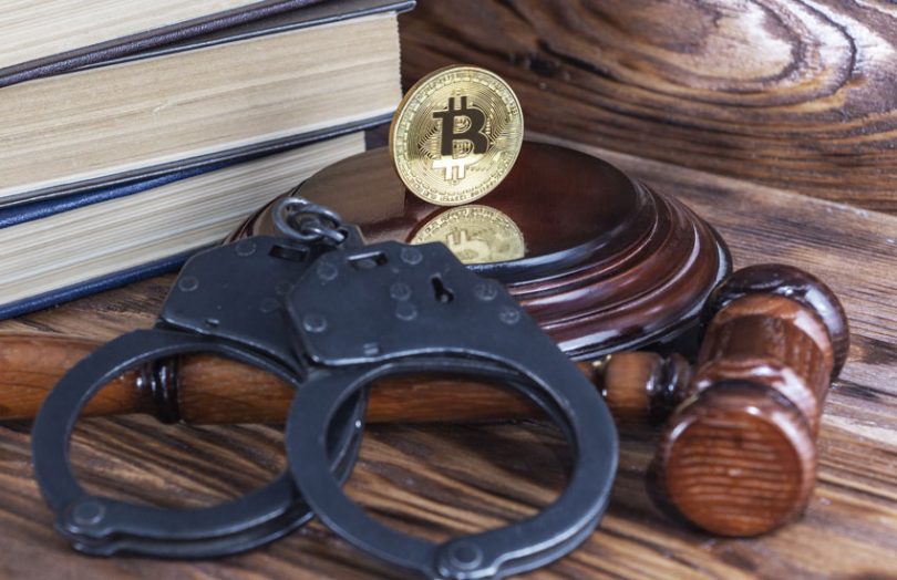 bitcoin cryptocurrency handcuffs