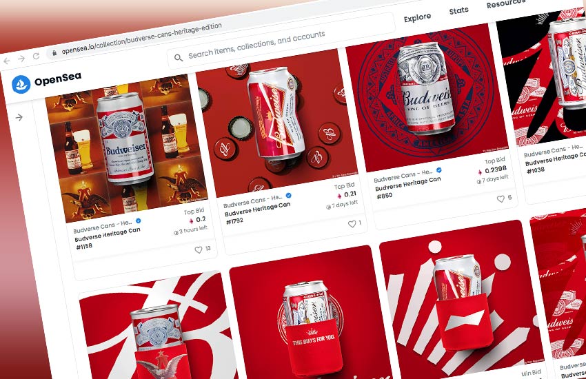 Budweiser NFT collection sells out in an hour. 75% up for resale – Ledger Insights