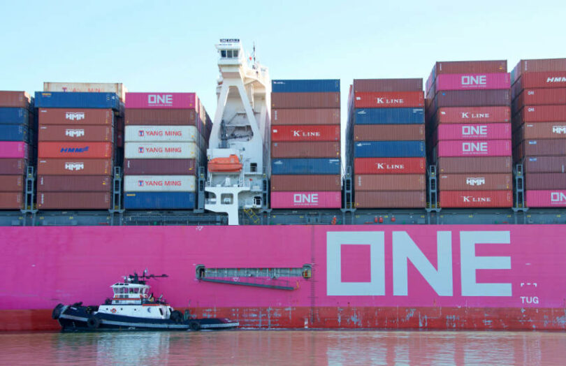 one container shipping ocean network express
