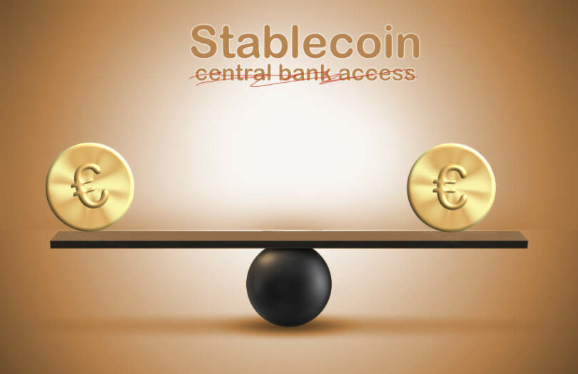 stablecoin central bank access euro