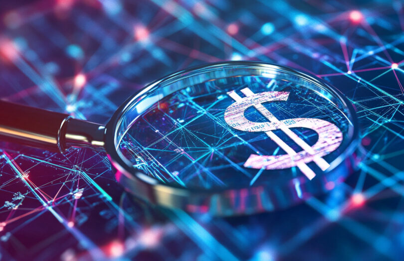 stablecoin attestation magnifying glass