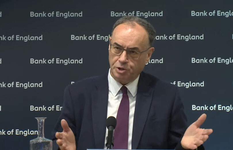 Bank of England Governor Andrew Bailey