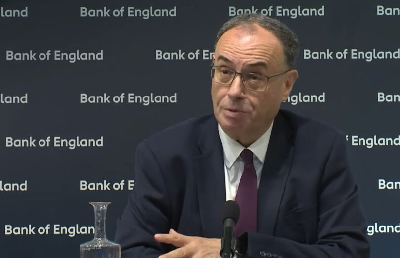 Bank of England Governor Andrew Bailey