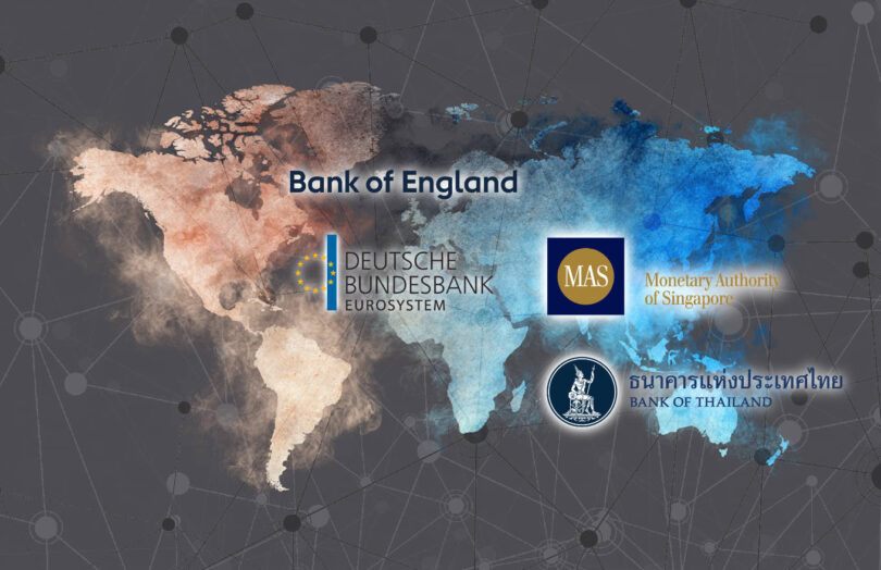DLT FX settlement tokenization MAS Bundesbank Bank of England Bank of Thailand