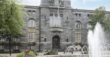 Norges bank in Oslo, Norway