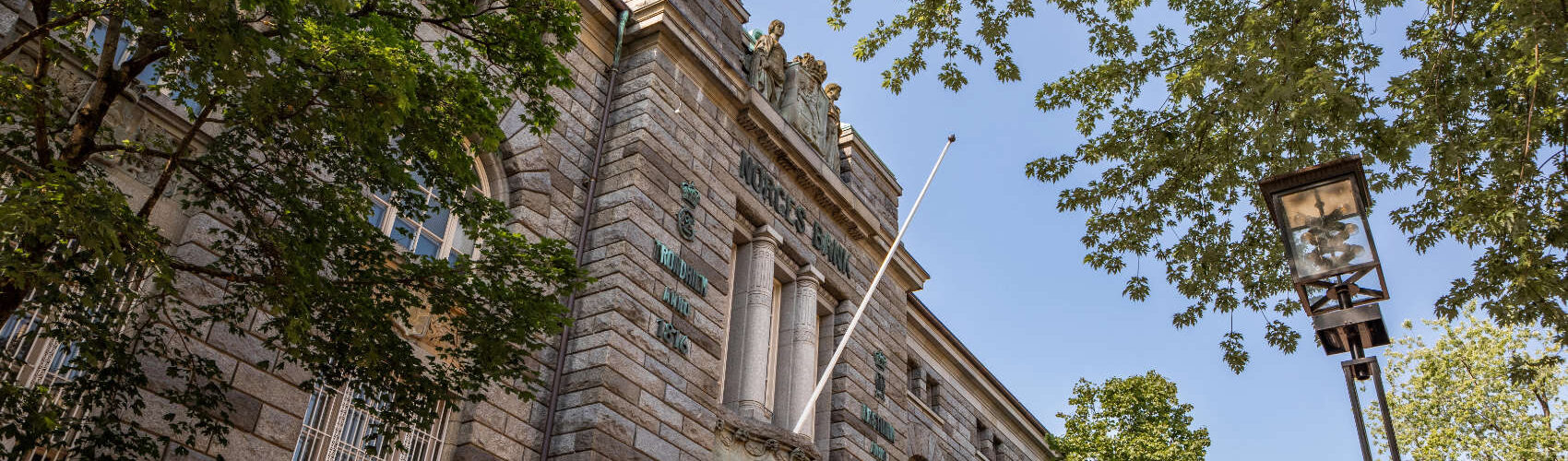 Norges bank in Oslo, Norway