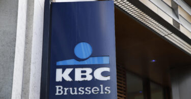 KBC bank in Brussels, Belgium