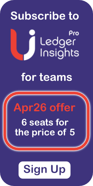 Ledger Insights subscription