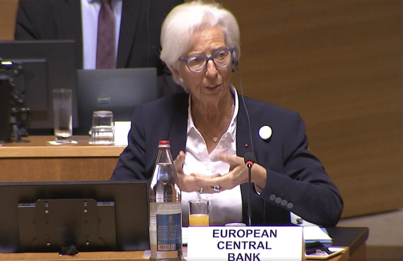 Lagarde European Central Bank ECB